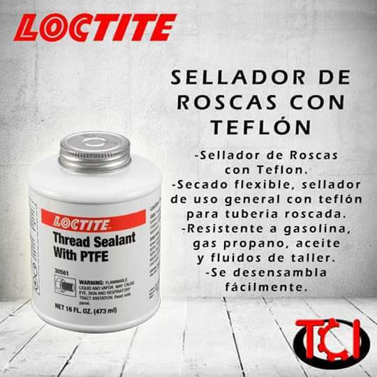 LOCTITE 5113 Sellador de Roscas con Teflón - TCI ELSALVADOR