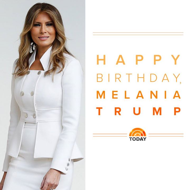 Happy birthday, first lady Melania Trump!  