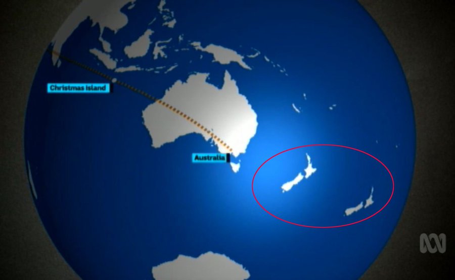 TV news map shows double the New Zealand, and yes, everyone made the same  joke | Mashable
