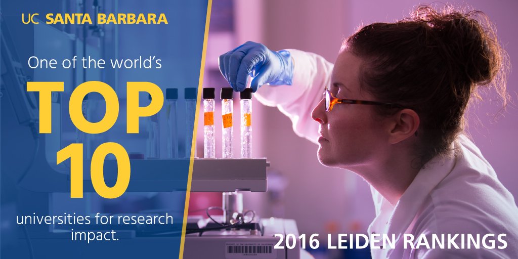 UC Santa Barbara on Twitter: "#UCSB is one of the world's elite