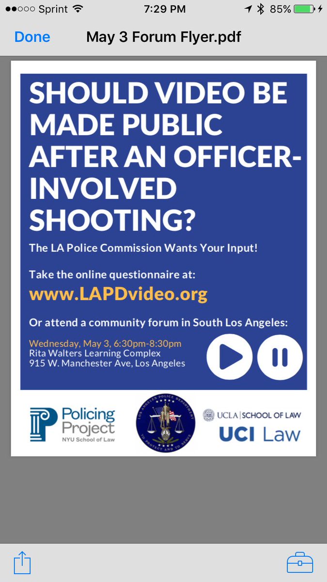 Should Video be released? <a href="/LAPDHQ/">LAPD HQ</a>