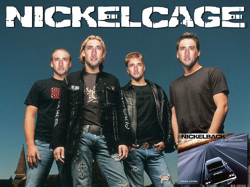 I like how they took his face/off. Everything else about his picture I loathe. 
#face/off #musician #nickelback