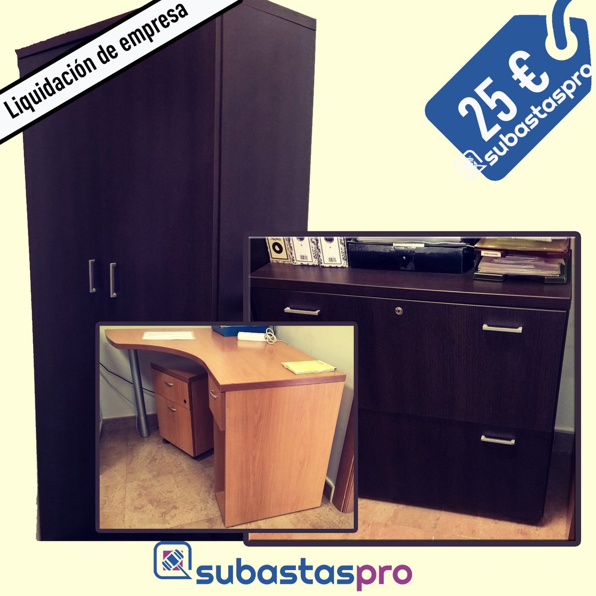 SubastasPro's tweet image. Recordamos que el martes acaba nuestra #Subasta de mobiliario de oficina (25€). Visita en goo.gl/q3lA3V 

#Startup #Empresas