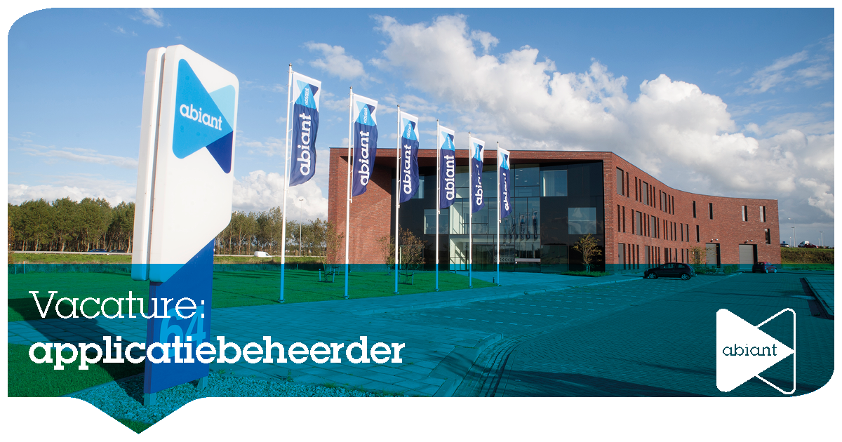 abiantwerkt's tweet photo. #vacature Abiant Groep | Applicatiebeheerder (80-100%). #abiant #jouwbaan https://t.co/VJt6nwYEeX https://t.co/BbhgB450DL