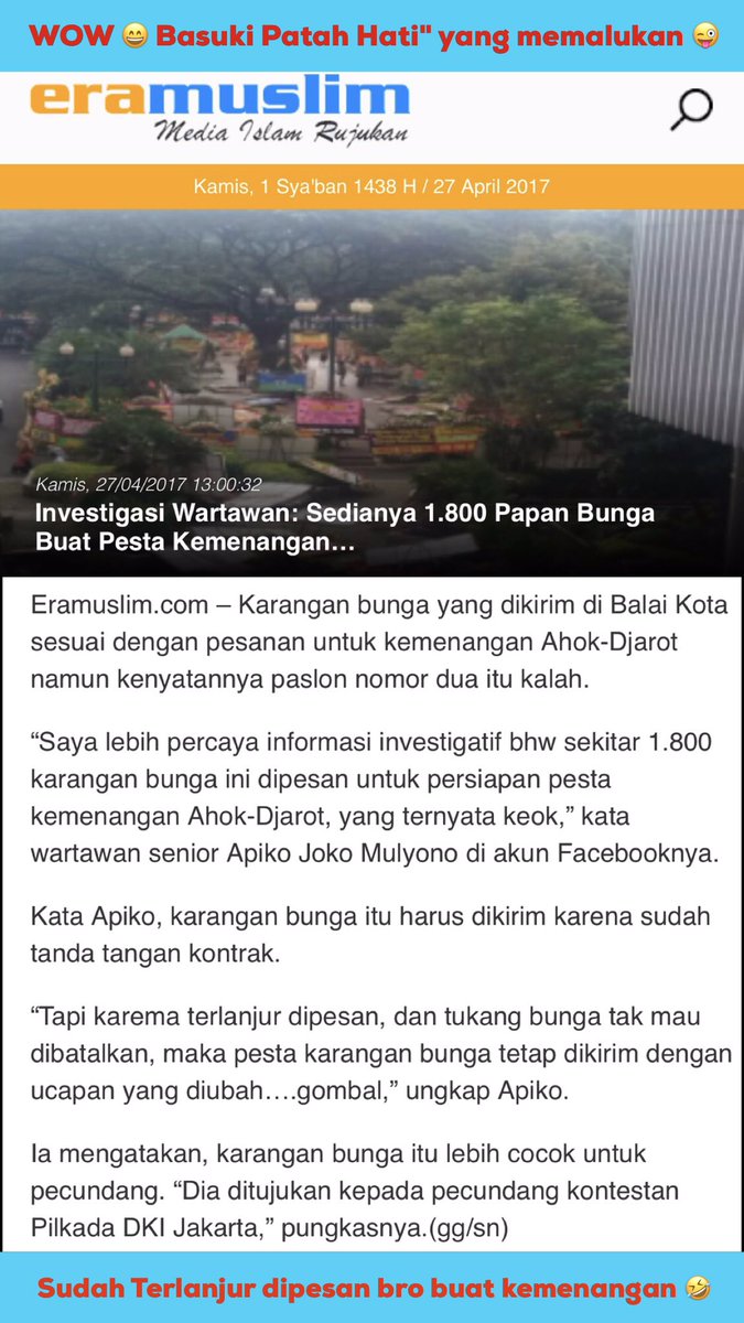 TipuanBungaAhok Hashtag On Twitter