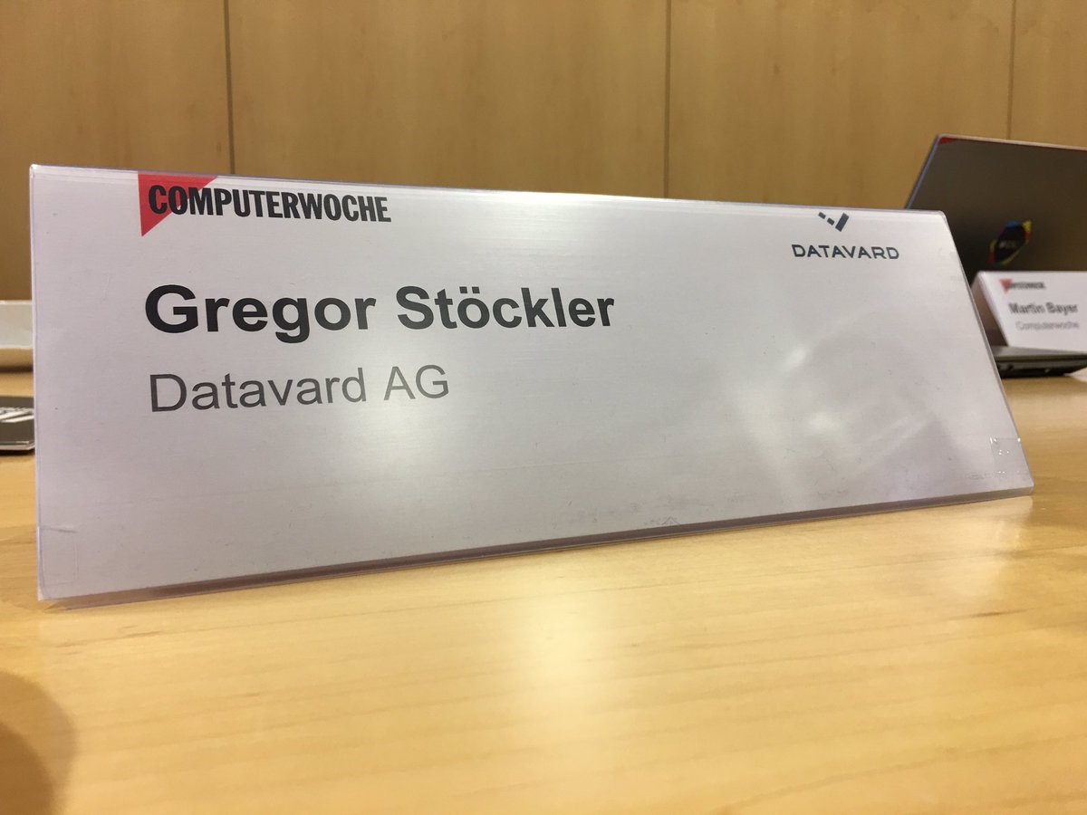 gstoeckler's tweet image. Getting ready for the @COMPUTERWOCHE round table on #realanalytics