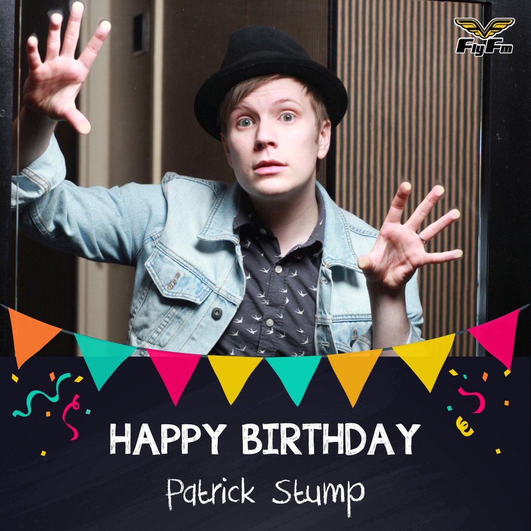 Dance, dance! It\s time to wish Patrick Stump a HAPPY 33rd BIRTHDAY!! What\s your FAVOURITE Fall Out Boy song?? 