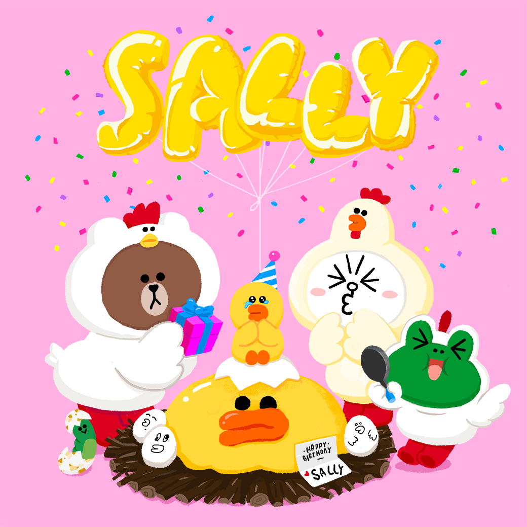 Line Friends Store原宿 Happy Birthday Sally 4月27日はサリーの誕生日 Line Friends Storeでは サリーの誕生日オリジナルステッカーをお買い上げ方全員にプレゼントいたします 期間 4月27日 木 なくなり次第終了 Lineフレンズ サリー誕生日