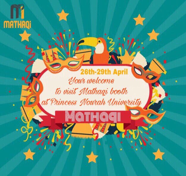 MathaqiSA's tweet photo. زورونا في الكرنڤال الأكبر في #الرياض #universalparkriyadh😍
Visit us at #PrincessNourahUniversity 26th-29th💛✨ #weekend #event #riyadh #الرياض https://t.co/uL1E6BtT37