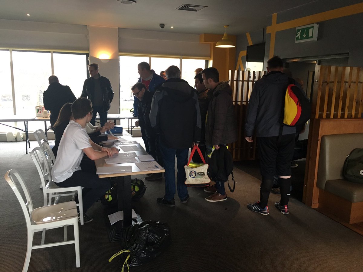 The first few teams are getting registered! Excited to get started #street2feet