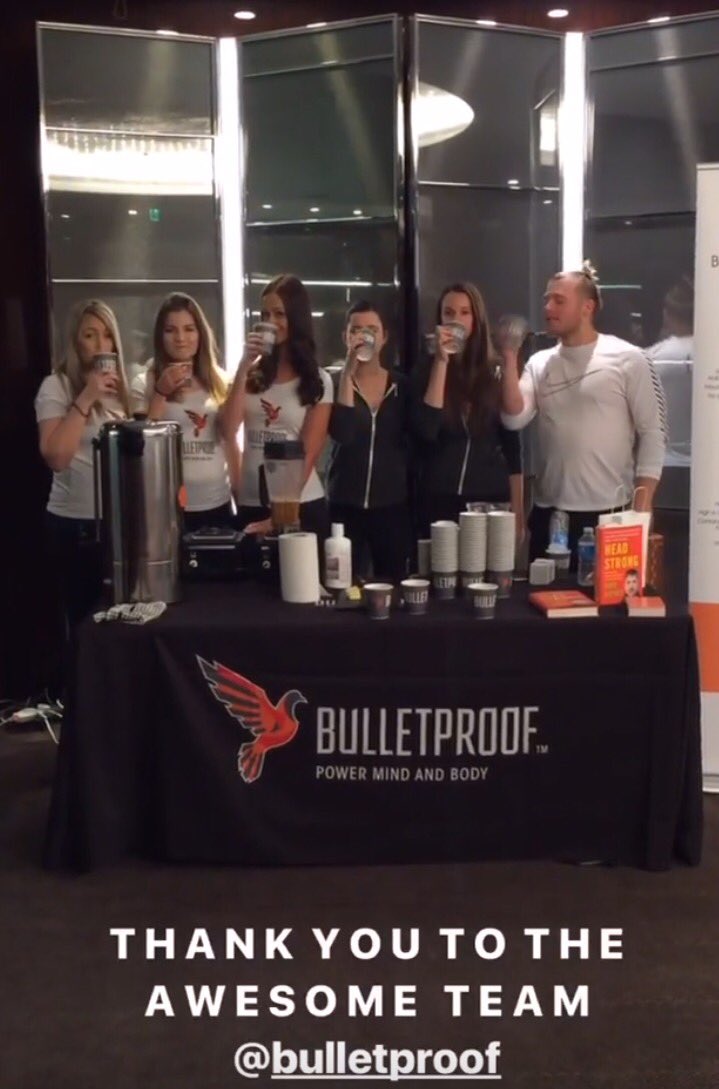 #ThrowbackThursday to our launch for #BulletproofXWorkshop on Monday - the ultimate way to start the week with <a href="/bpnutrition/">Bulletproof</a> &amp; @leeworkshop
