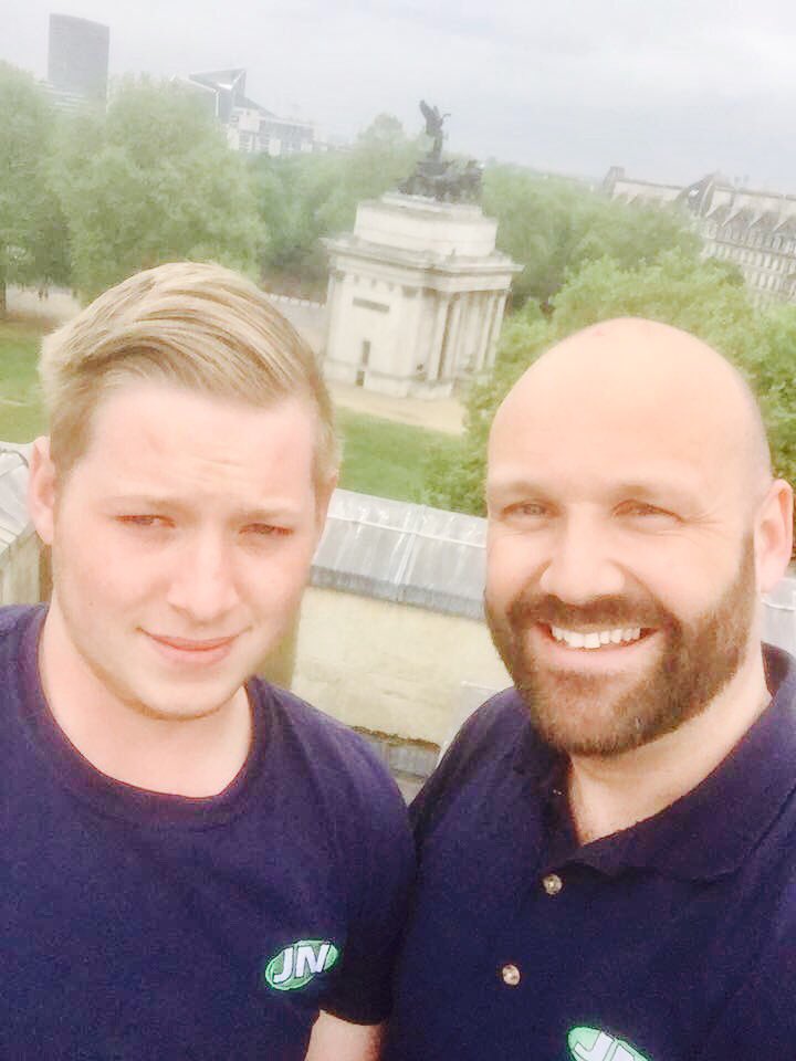 Team up in the centre of #London this week working hard on a BMS #retrofit at the incredible <a href="/EnglishHeritage/">English Heritage</a> <a href="/ApsleyHouse/">Apsley House and Wellington Arch</a> -Great work guys!