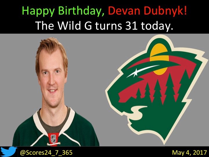 Happy birthday Devan Dubnyk! 