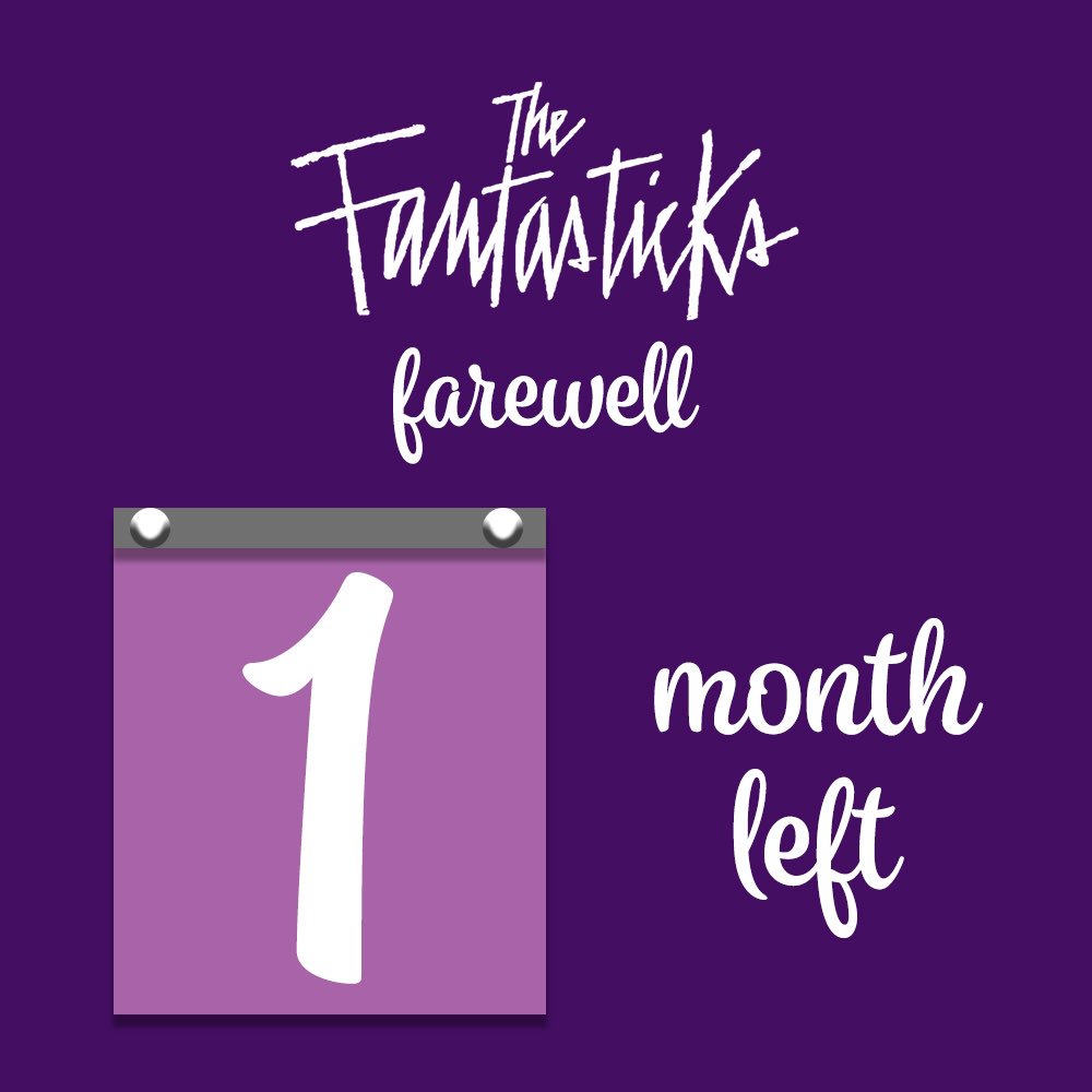 Don't miss out on Off-Broadway's longest running musical before it closes! bit.ly/2qw3VKi