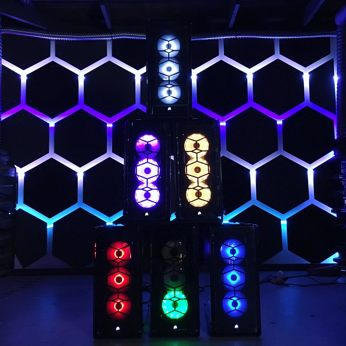 Received several complaints that our last workstation shot wasn't RGB enough. FTFY