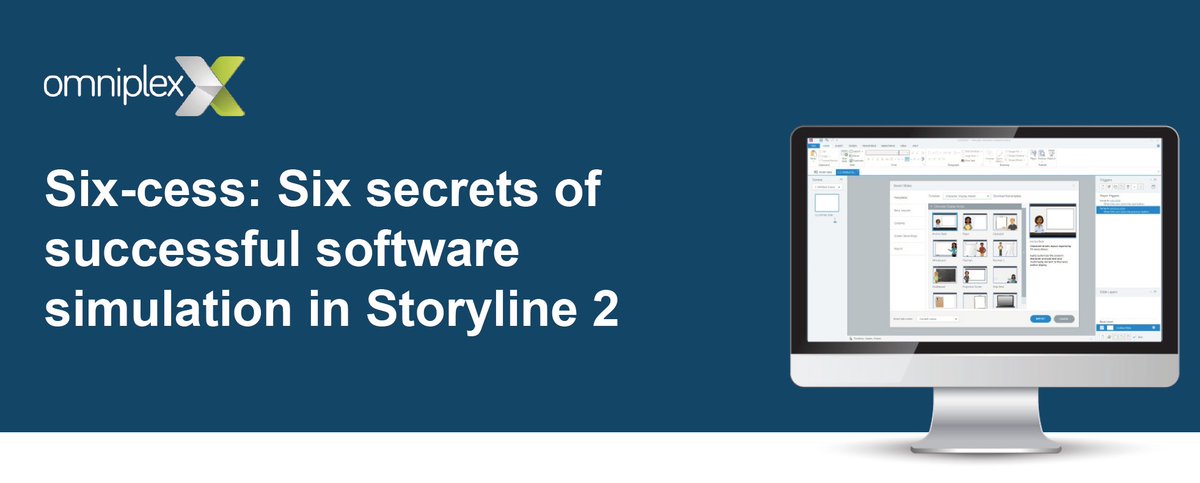 OmniplexeLearn's tweet image. Six secrets of successful #softwaresimulation in @articulate #storyline hubs.ly/H07j0R20
