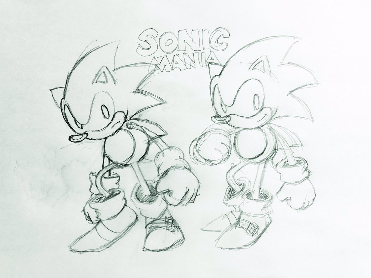 Naoto Ohshima ソニックマニアの為のイラスト練習中です W I Am Practicing Illustration For Sonic Mania Naoto Ohshima ソニックマニアの為のイラスト練習中です W I Am Practicing Illustration For Sonic Mania