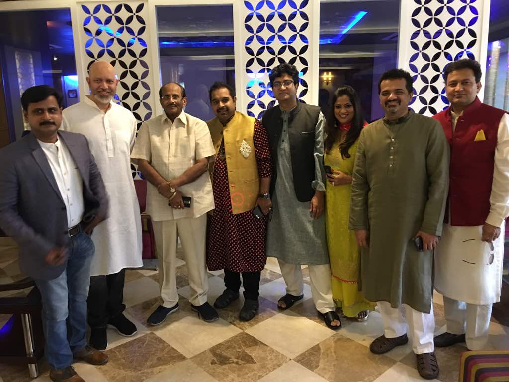 With the team of #Manikarnika - Queen Of Jhansi at Varanasi. #VijayendraPrasad, <a href="/Shankar_Live/">Shankar Mahadevan</a> <a href="/ManikarnikaFilm/">Manikarnika: The Queen of Jhansi</a>