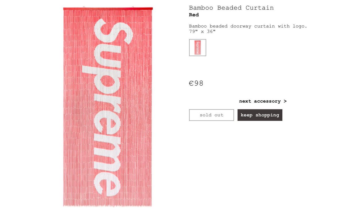 Underworldnet On Twitter Supreme Beaded Curtain Igjacksphael Underworldnet On Twitter Supreme Beaded Curtain Igjacksphael