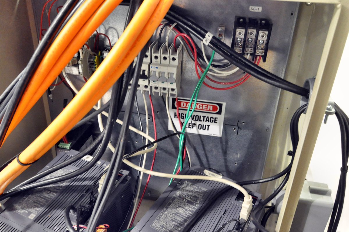 Pretty common around here..better than slipping on nasty hydraulic fluid! #electronics #shocking #highvoltage