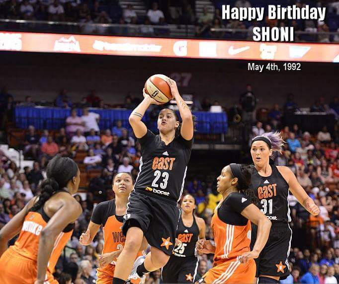 Happy bday shout out to Shoni Schimmel today!   