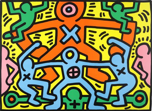 Happy Birthday to Keith Haring, born on this day in 1958:  