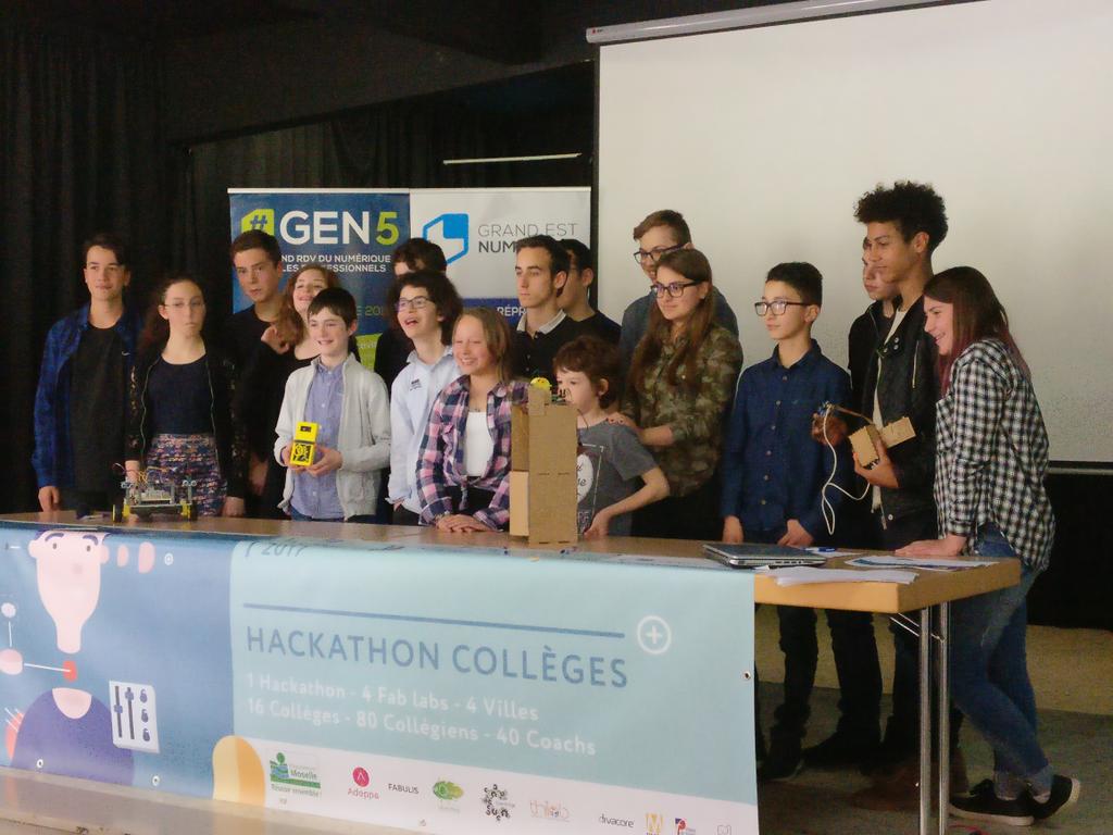 JeanXXIIIMetz's tweet image. Belle finale pour le #hackcollege 2017 #Jean23