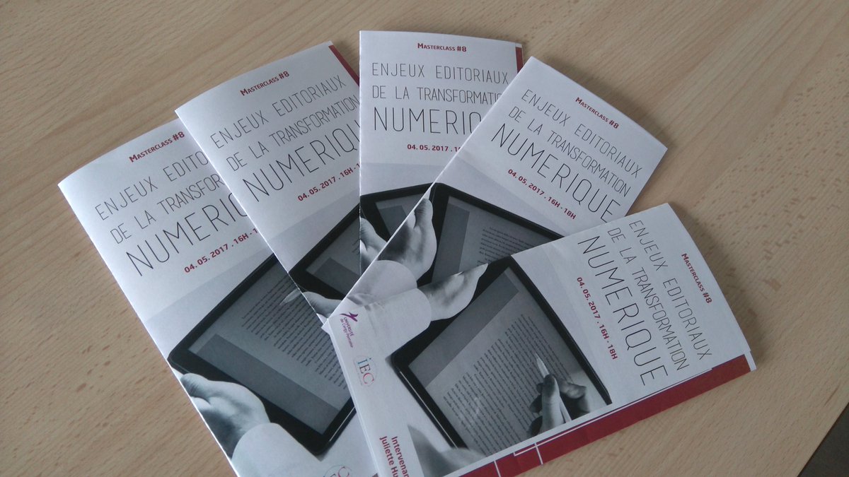 master_iec's tweet image. La dernière #MasterclassIEC de l&apos;année commence dans quelques minutes avec #JulietteHueber et @lradgag comme discutante !