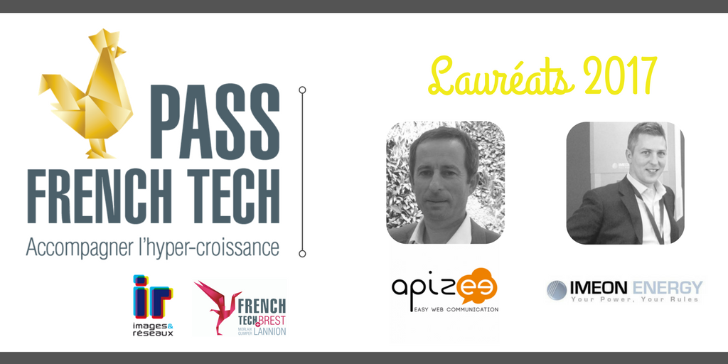FTBrestPlus's tweet image. [CONGRATS] @apizee #ImeonEnergy &amp;gt;&amp;gt; Lauréats 2017 #PassFrenchTech pour l&apos;ouest breton 🚀 @imagesreseaux @LaFrenchTech @regionbretagne