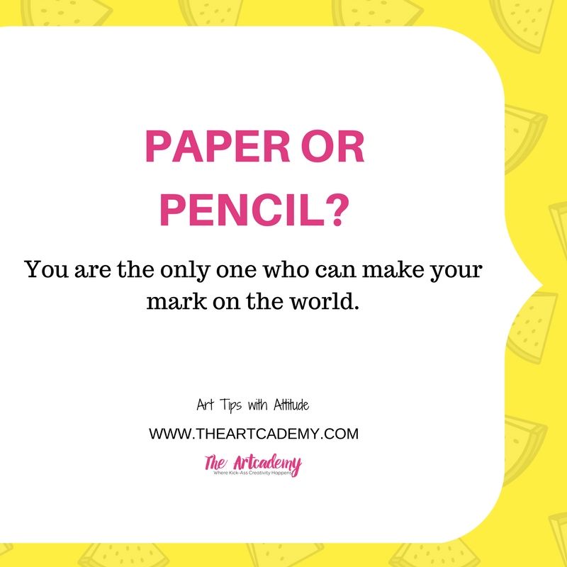 Art Tips with Attitude #theartcademy, #kickasscreativity, #tutorials, #dailyarttips buff.ly/2qsaDAV