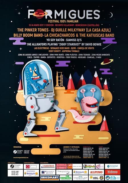 CARTEL FORMIGUES FESTIVAL 
<a href="/dipcas/">Diputació de Castelló</a> <a href="/AytoBenicassim/">Ayuntamiento de Benicàssim</a> <a href="/cabreiroa/">Cabreiroá</a> <a href="/UJI_noticias/">UJI (cuenta desactivada)</a> @Bricomart <a href="/ecoembes/">Ecoembes</a> <a href="/sunsplash_es/">Rototom Sunsplash es</a> <a href="/fiberfib/">FIB Benicàssim Festival</a> <a href="/C100Castellon/">Cadena 100 Castellón</a>