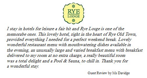 Thank you for feedback. Please come and see us again soon.