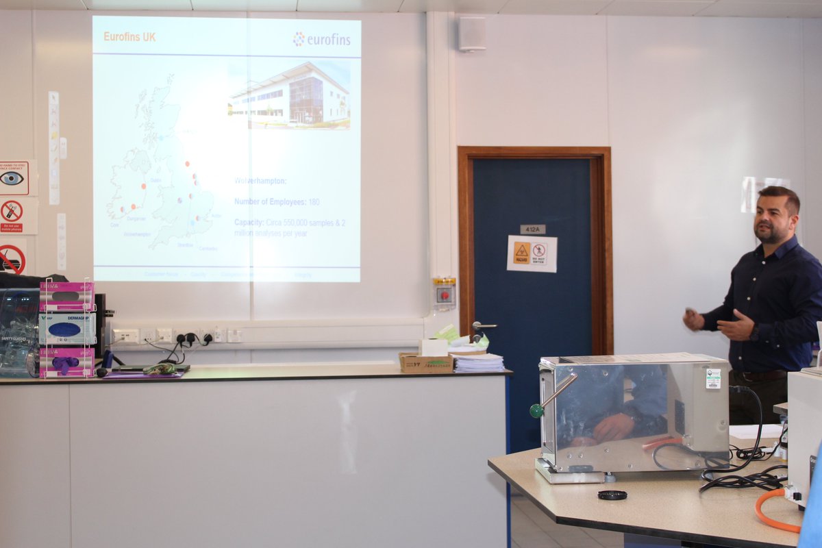UCBfoodcourses's tweet image. Wonderfully entertaining and interesting talk given by Dionysis from @EurofinsUK
on food testing applications using HPLC #CulinaryScience