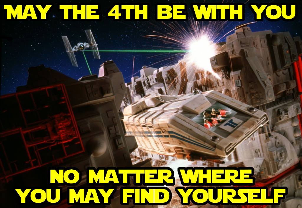 Happy <a href="/starwars/">Star Wars</a> day everyone! MT4BWY!