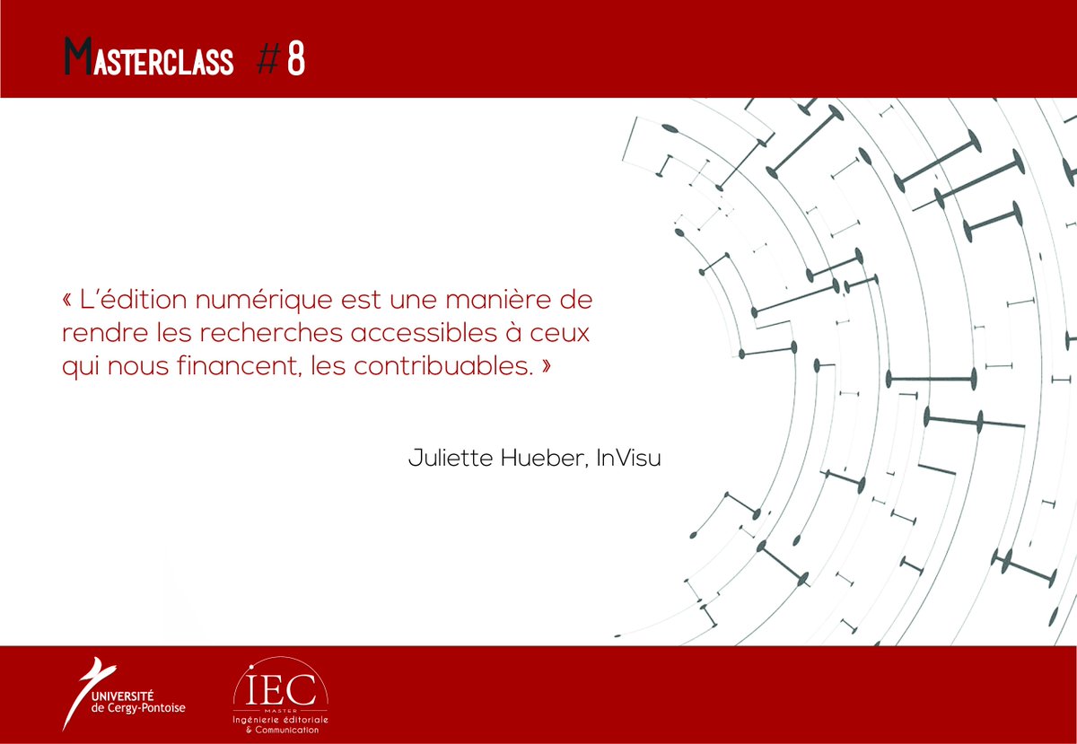 master_iec's tweet image. [LIVE] Comment rendre accessibles les recherches payées sur fond public ? @INHA_Fr mise sur l&apos;#ÉditionNumérique. #MasterclassIEC