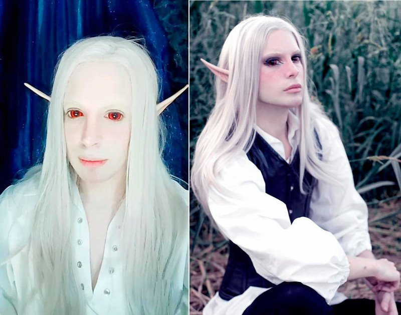 simnikovg's tweet image. Если подумать: Мужчина потратил $35 тыс чтобы превратится в эльфа #факты