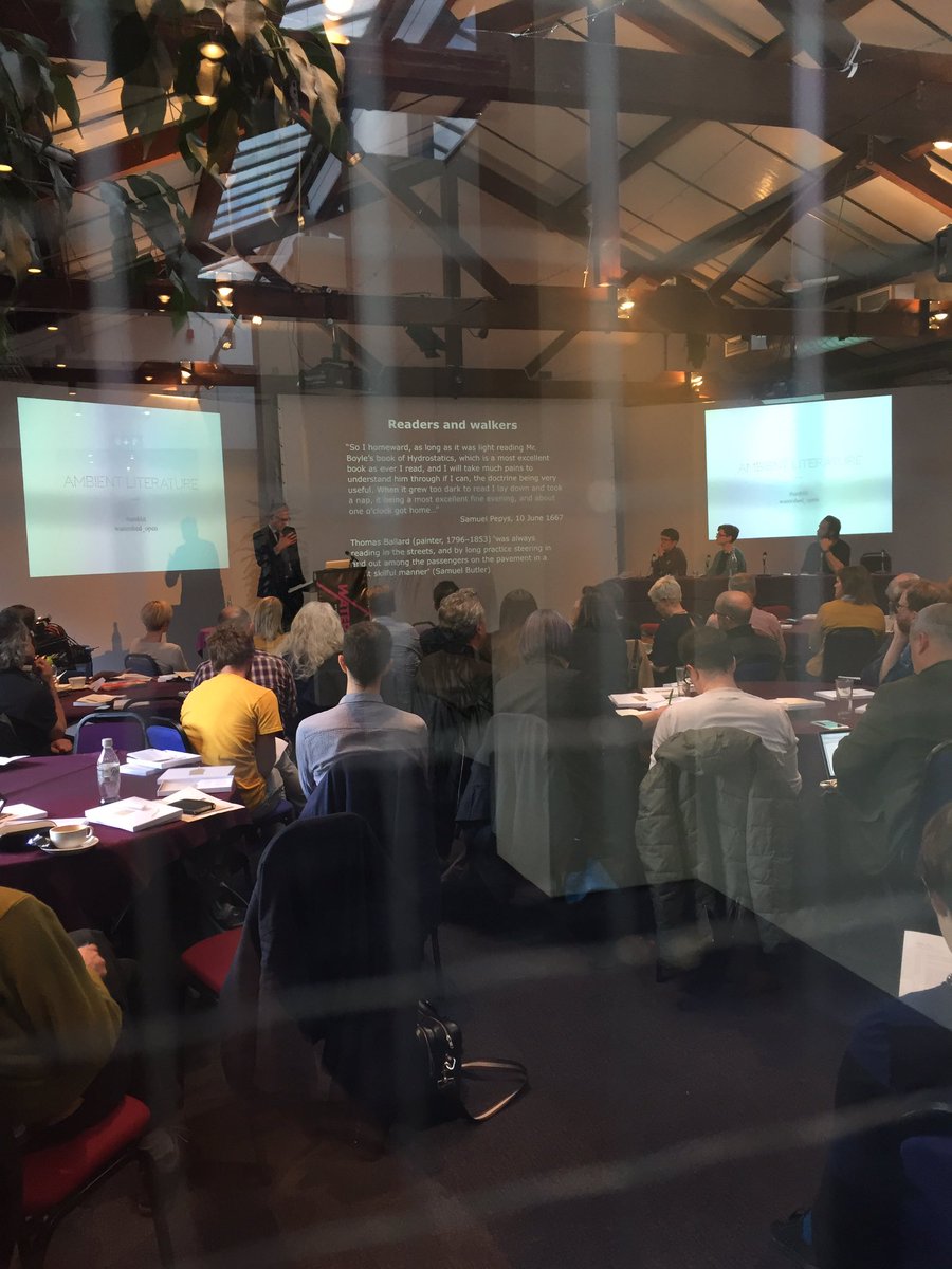 Anastasios_diD's tweet photo. Ambient literature research #amblit "liberation from the tyrant of the lens" digital readers, walkers #textONscreen @ahrcpress @UWEBristol https://t.co/sAqFWkdZD1
