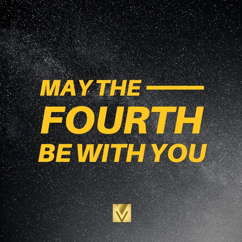 Happy Star Wars Day, and may the fourth be with you!