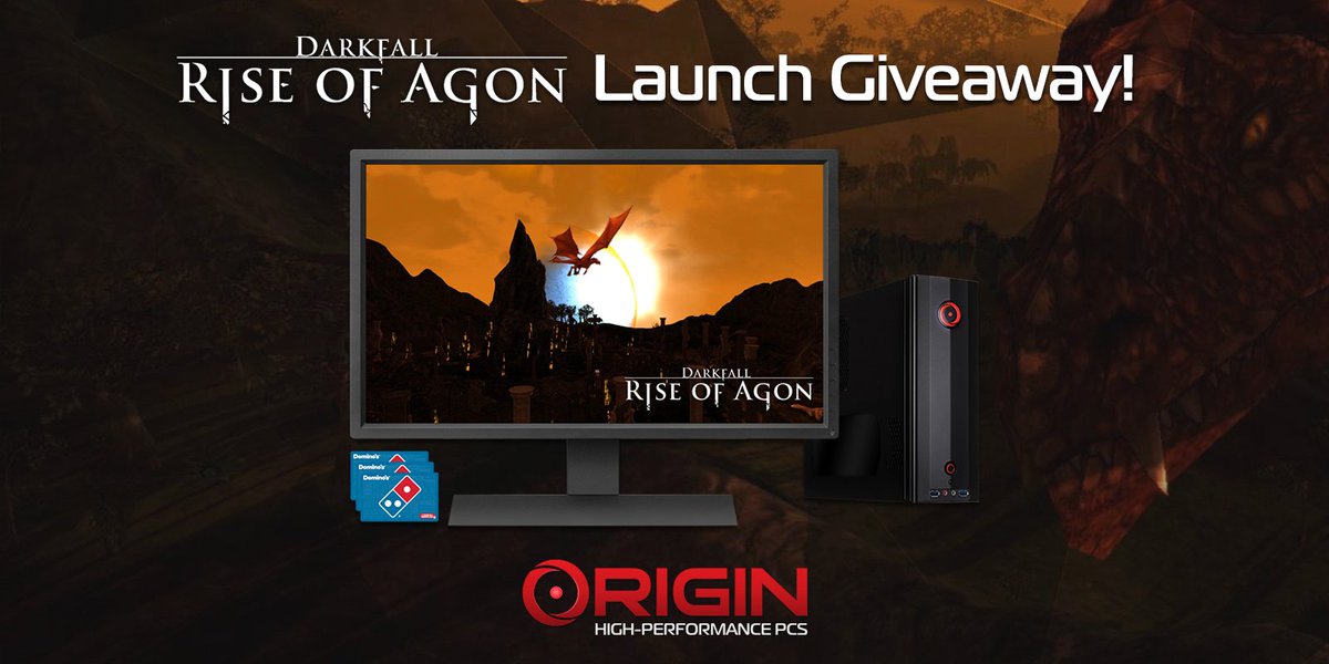 ORIGINPC's tweet image. To celebrate the launch of @RiseOfAgon we're giving away a CHRONOS Gaming PC and @dominos Gift Cards! 

Sign up here goo.gl/4TH6ku