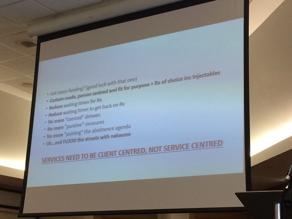 RobBarkerW's tweet photo. "Services need to be client centred, not service centred"-Philippe Bonnet #DRD2017 https://t.co/kldjmLsbaD