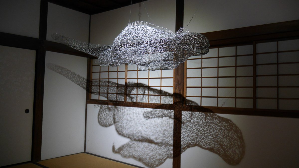 とーこ ししょー 橋さんの針金アートって影も面白いから 夜でスポット当たってるのもあっていつもの展示よりそういう意味では楽しかったなぁ 他の方の作品も 光と影が前提だからなんかキラキラしててそれだけでワクワクする 光のart展 光と影 とーこ ししょー 橋さんの針金アートって影も面白いから 夜でスポット当たってるのもあっていつもの展示よりそういう意味では楽しかったなぁ 他の方の作品も 光と影が前提だからなんかキラキラしててそれだけでワクワクする 光のart展 光と影