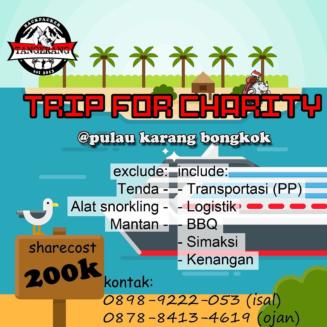 BackpackerTNG's tweet photo. Yuk ikutannnn!!! https://t.co/Wq3XnQvKRD