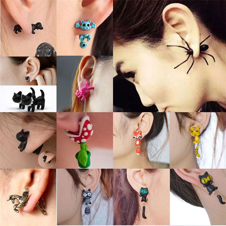 серьги гвоздики полимерная глина. магнитные сережки 6мм. серьги из полимерной глины для начинающих. какие серьги можно сделать. красивые сережки.