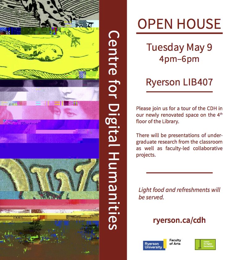 Hope you can make it to the CDH Open House!