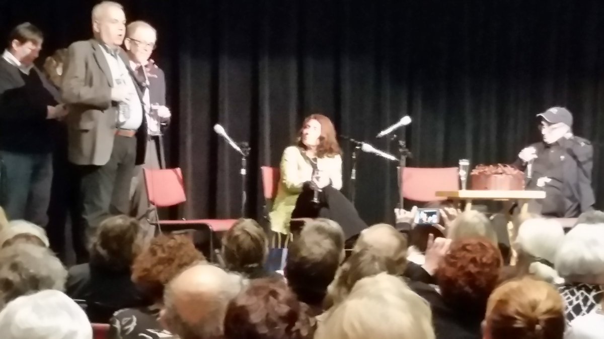 Rosemary Armao celebrated at WAMC this am....Thanks Rosemary for your strong  voice!! #AFarewellToRosemary