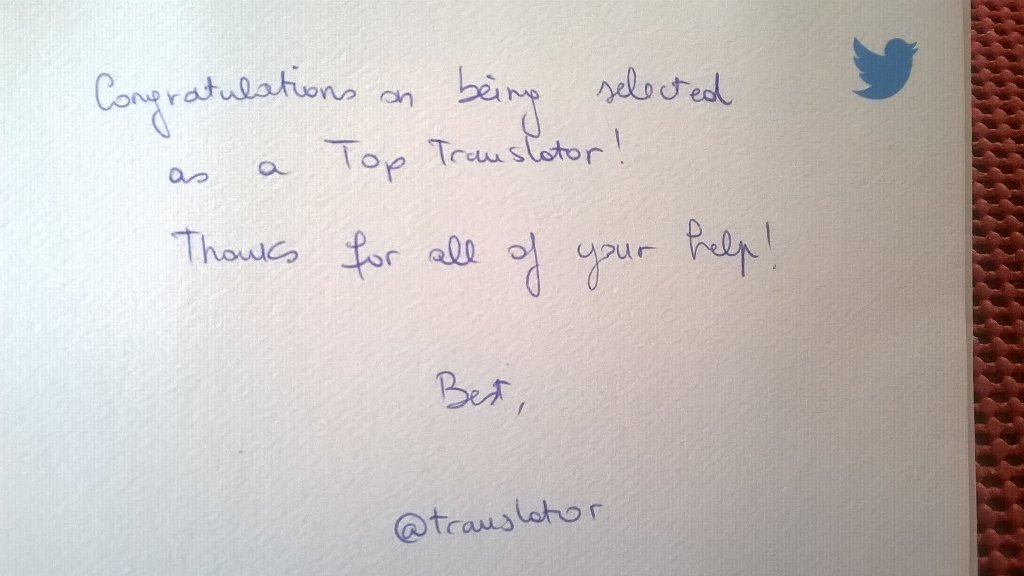 CondeNosferatu's tweet photo. #TTC_IT Thanks to @translator and the @Twitter directive. It is an incentive to continue working hard for this social network😀✍️👏 https://t.co/4tigDkkiPy