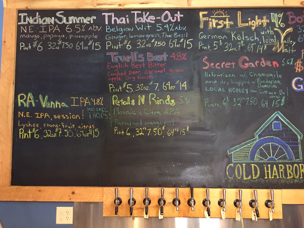 Tap board 5/4-5/7. Indian Summer NE-IPA and Thai Take-Out our Belgian Wit with Asian flare return! Happy weekend!