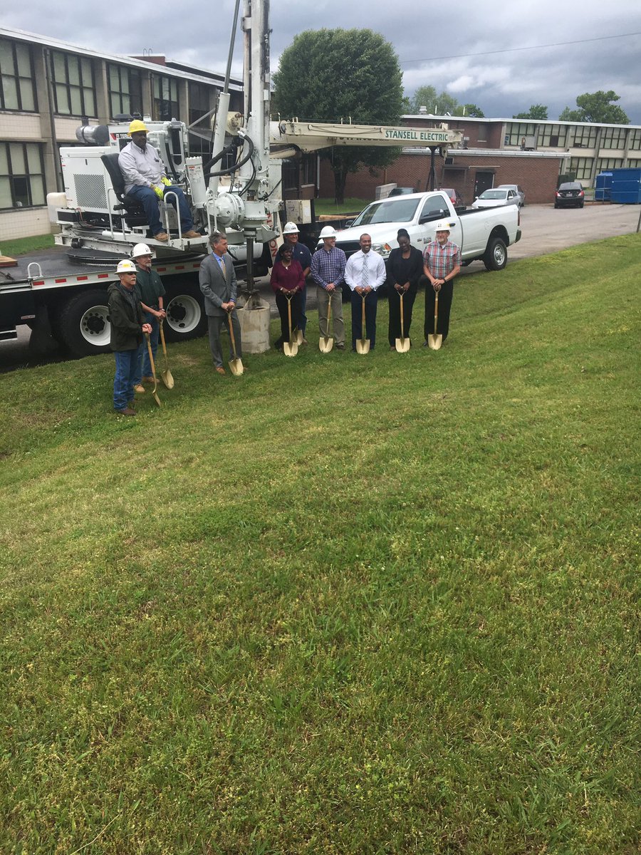 NES and Stansell electric at outdoor lab ground breaking ceremony Maplewood #panthernation