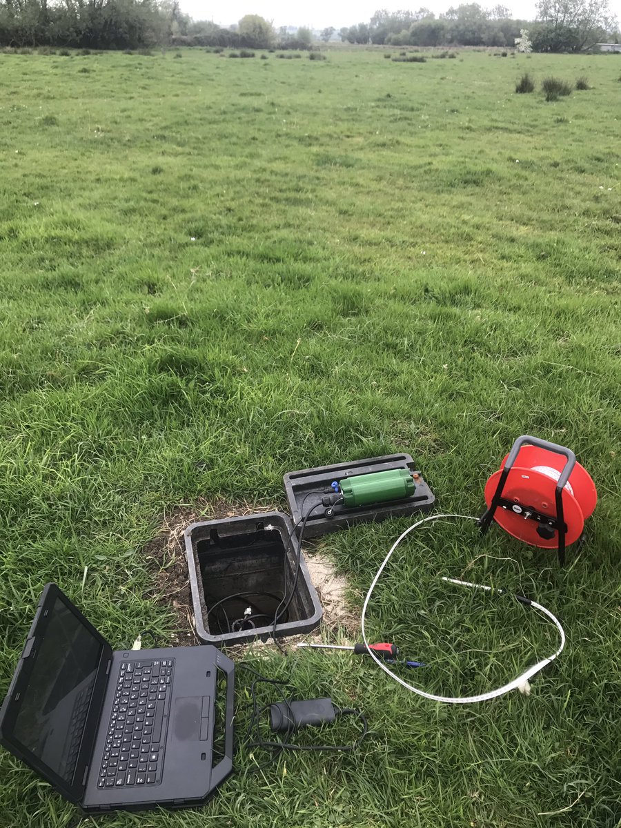 waterlevels's tweet image. Groundwater monitoring #Glastonbury Lake Village #waterlevels already 60cm below surface (10cm lower than last year) #wetlands #heritage