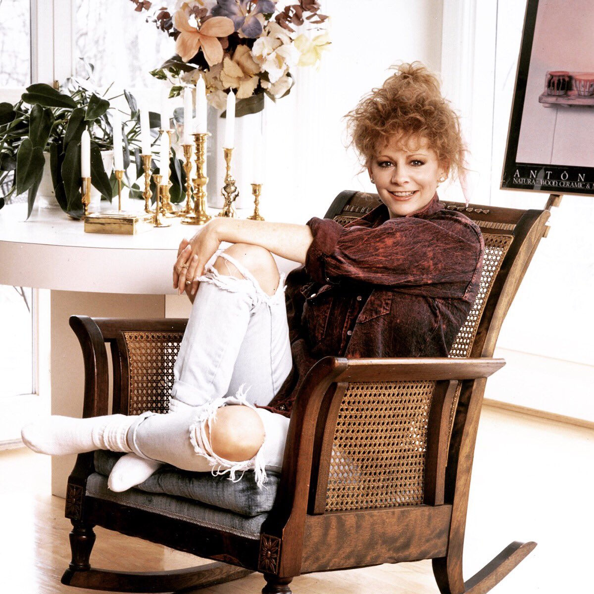 reba's tweet photo. I was hipster, before hipster wasn’t cool… #throwbackthursday #tbt #reba https://t.co/ygLajGDY4v